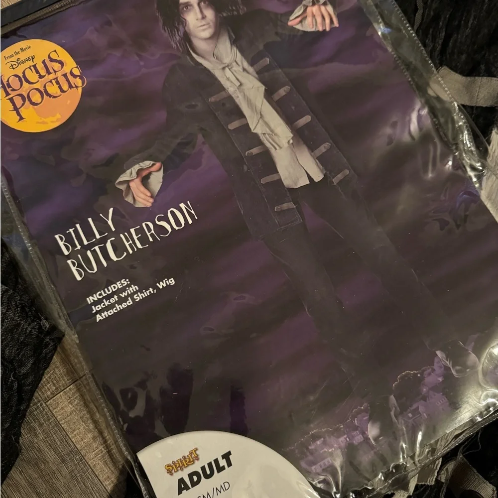 Billy Butcherson Costume with Jacket and Wig L/XL - Picture 1 of 3